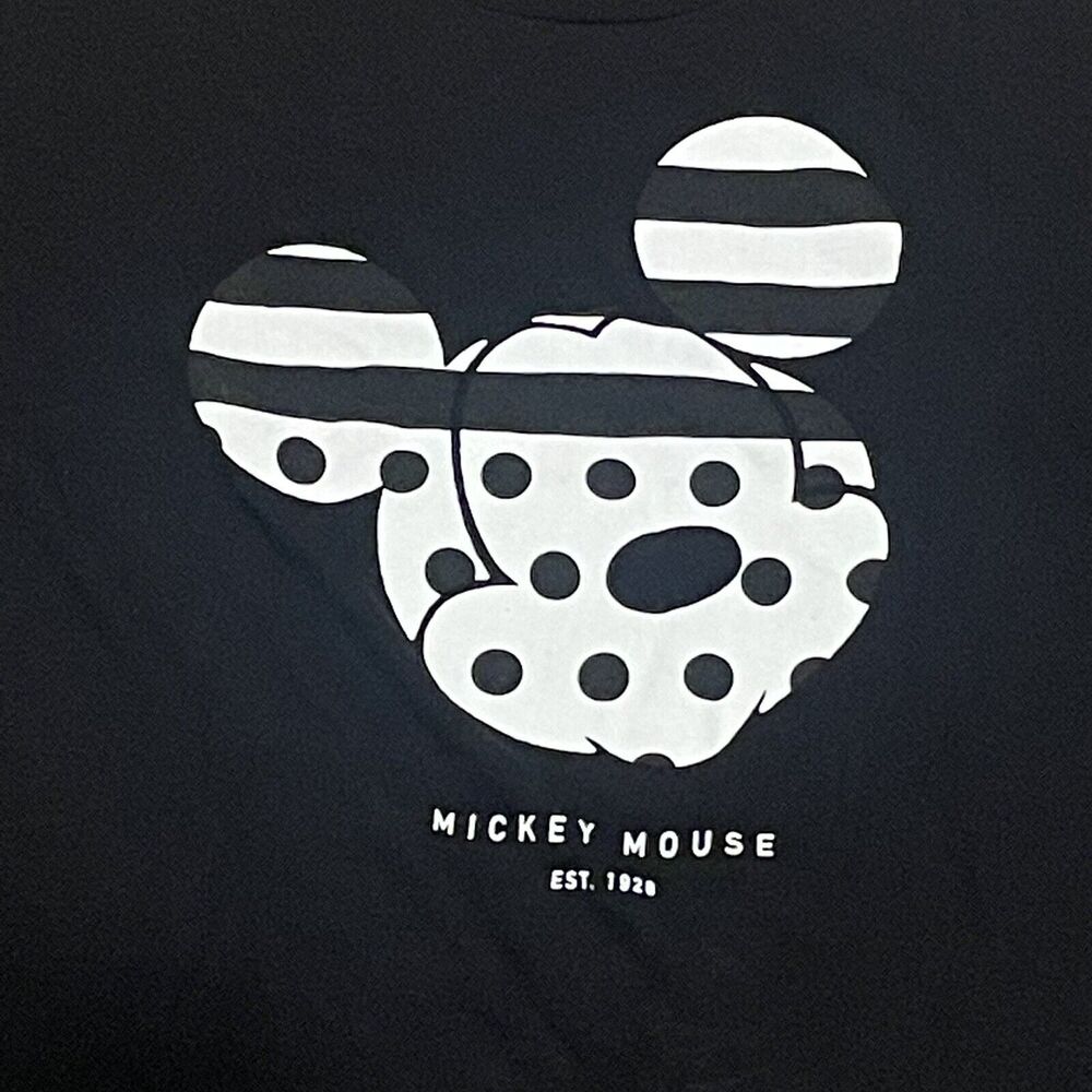 Men's Neff X Disney Mickey Mouse T-Shirt Black & White XL - Picture 2 of 4